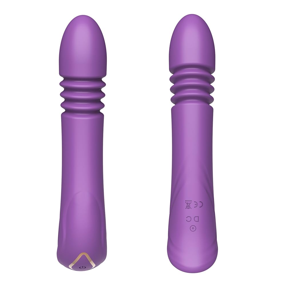 Vibromasseur télescopique rechargeable — USB - 10 vibrations et 3 mouvements