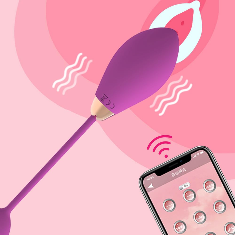 Œuf vibrant connecté — 10 modes et contrôle par application