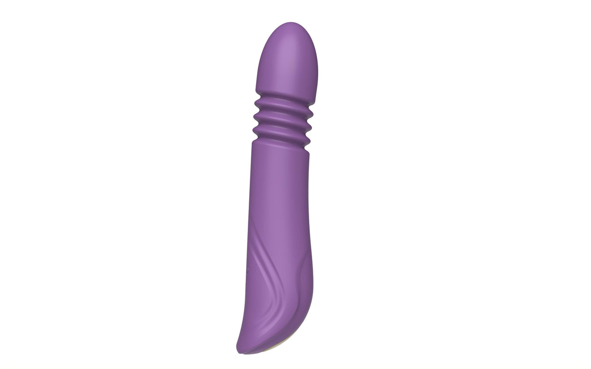 Vibromasseur télescopique rechargeable — USB - 10 vibrations et 3 mouvements