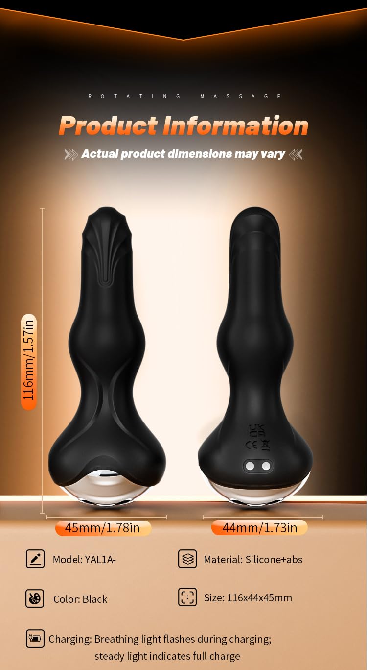 Plug anal ergonomique avec forme profilée pour insertion progressive